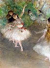 Edgar Degas Paintings - Dancers by Edgar Degas